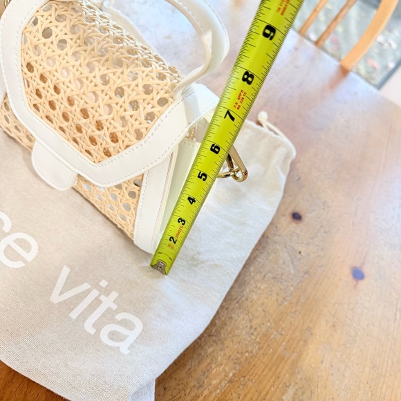 Dolce Vita White and Tan Purse - Picture 9 of 9